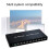 4K KVM -Compatible Multiviewer Multi Channel Video Seamless Multiplexer  8x1 Out USB, EU Plug 8
