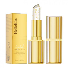(03) Lip Color Changing Lip Balm, Moisturizing Flower Infused Natural Glossy Gold Foil Lipstick