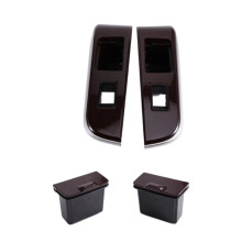 Car Rear Window Control Panel with Storage Box 74271-06380-E0 74272-06380-E0 for Camry 2012-2017 Left