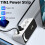 7 in 1 Desktop Corner Power Strip 2 Meter Extension Cord Power Socket with Small Night Light and Clock-EU Plug 2