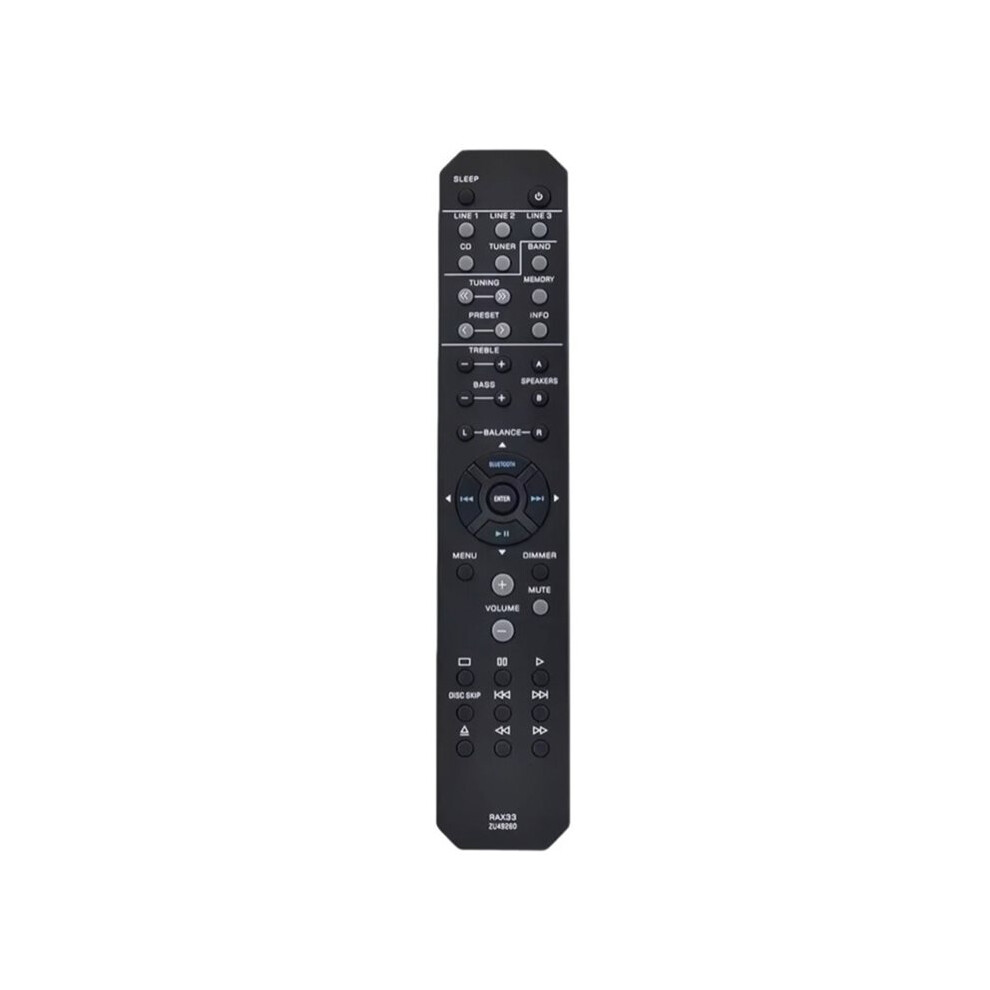 Audio Receiver Remote Control For Rax33 Zu49260 R-S202 Rs202bl Replacement Home Audio System Controller 4712139558715