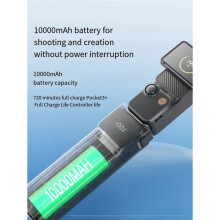 Voor voor Osmo Pocket 3/4 10000mAh Batterij Grip Uitbreidingsaccessoire Batterij Grip Power Bank met Statief