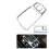 4FD864260A Front Console Frame Trim Bezel MMI Shift Knob Panel Frame for  A6 C6 2005-2012 4