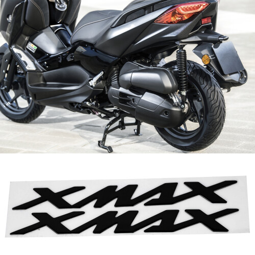 Motorcycle 3D Emblem Stickers Black