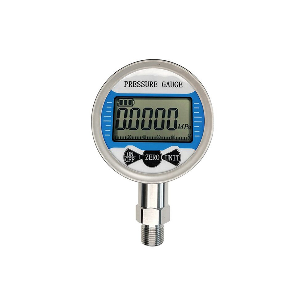G1/4 Thread Gas Water Oil Air Fuels Pressure Measurement 100Mm Dial 0-60Mpa Radial Lcd Display Pressure Gauge 6033710434289