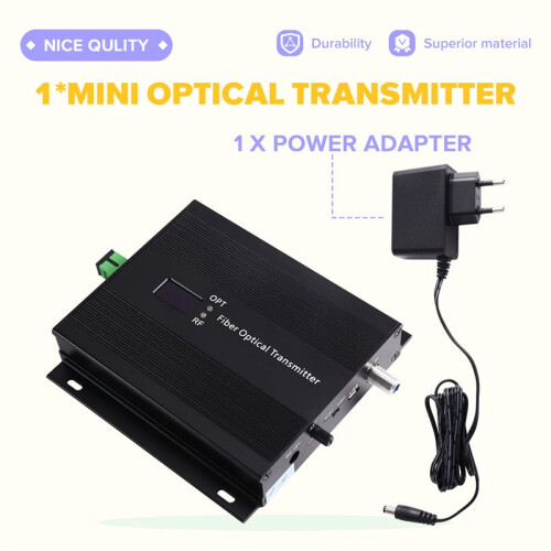 1310nm, 10dbm SC/APC CATV  Optical Transmitter EU PLUG 2