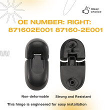 Rear Right Tailgate Glass Hinges Black 871602E001 87160-2E001 for  Tucson 2005-2009