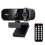 4K Webcam with Remote Control Privacy Cover Webcam Plug &  for PC Laptop/Desktop Video Calling 1