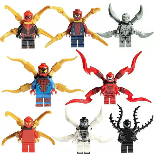 32pcs Marvel Spider-Man is suitable fit Lego Puppet Puzzle and is suitable fit character modeling 1