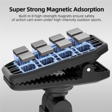 Magnetic Holder Backpack Clip for X4 Air/X5/Ace/Ace Pro2/1 Rotatable Hands-Free for Cycling Gimbal Accessories
