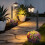 2-in-1 Outdoor Solar Lamp Post Light with Planter 6
