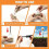 Interactive Slow Feed Chicken Pecking Toy Release, with Spring & Stake 4