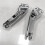 Chrome Passenger Foot Peg Mount Bracket for  Dyna Super & Wide Glide 06-17 7