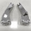 Chrome Passenger Foot Peg Mount Bracket for  Dyna Super & Wide Glide 06-17 8