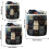 Cute Cat Pattern Quilted Laundry Storage Basket with Handles 8