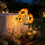 2 lumini solare floarea soarelui 3 capete 2