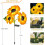 2 lumini solare floarea soarelui 3 capete 8
