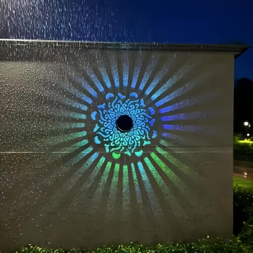 4 lumini gard solar mandala 2