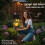 Waterproof Owl Shape Solar Outdoor Light Lantern, with Blinking LED Eyes 2