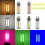 Luce notte LED touch, lampada auto retrò, USB, atmosfera interna 2