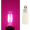 Luce notte LED touch, lampada auto retrò, USB, atmosfera interna 8
