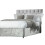 (Single, Silver) Belledorm Divan Crushed Velvet Base Wrap 1
