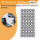 100Pcs 3D Scanner Markers 12mm for 3D Scanner, 3D Tracking Dots Reference Point Markers, Diffuse Reflection Markers 6