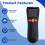 Portable   Scanner 1D/2D Code Wireless Barcode Scanner with Large Screen Display Storage 7