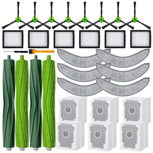 32 Pack Replacement Parts Kit Compatible for   Combo J7+ , Combo J9+,Combo 10 Max Vacuum
