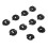100PCS Car Wheel Arch Lining Fastener Washer Plastic Fixed Clips 4F0825429A for - A4 B8 8