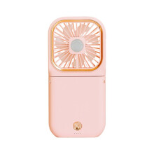 Handheld Fan Folding USB Electric Fan with Phone Bracket Function 3000mAh Power Bank Hanging Neck Fan