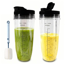 Vervangende Bekers van 32 Oz voor Blender BL480/BL450/480D, BN800/751/800/801/401 Blenderbekers met Draaisluiting