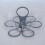 2pcs Foldable Rotating Portable Glass Coffee Cup Plastic Portable Cup Holder 6 Sticks Cup Lifter. 4