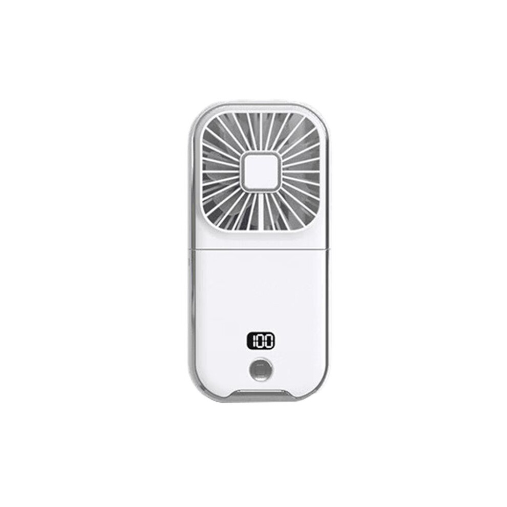 F30pro Foldable Hanging Neck Fan Cooling Desktop Refrigeration Handheld Usb Fan Camping Mute Ventilador White 4713344047568