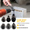 6Pcs Hand Rivet Tool Steel  Set Manual Riveter Replace Tip Nut M3/M4/M5/M6/M8/M10 Mandrel  for Rivet Nut Tool 3