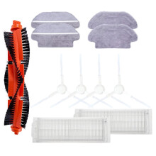 Lot de 11 Pièces de Rechange pour Aspirateur Robot pour MGTEC Twinboth S9 : Filtre, Brosse Principale, Chiffon de Nettoyage