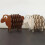 2 Sets Sheep Coaster Set Wooden Sheep Figurines Home Decor 8