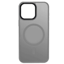 Coque pour iPhone 15 Pro Hybrid Frost Mag Ultra Résistante, Gris Clair