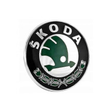 2pcs Emblem Skoda Fabia On The Front 90mm+back 80mm