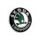 2pcs Emblem Skoda Fabia On The Front 90mm+back 80mm 1