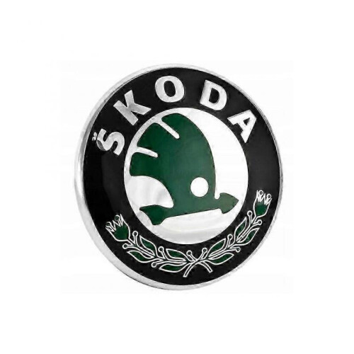 2pcs Emblem Skoda Fabia On The Front 90mm+back 80mm
