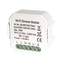 Smarter WLAN-LED-Dimmerschalter zum Selberbauen, steuerbar per App (z. B. Smart Life/Tuya) und 1/2/3-Wege-Schalter, kompatibel mit Alex