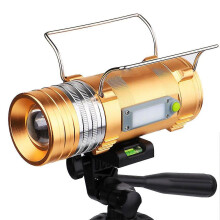 450 Lumen, 3-farbige LEDs, 500 m Reichweite, zoombar, wiederaufladbar, LED-Angellampe mit Ladegerät