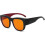 Computerbrille mit Blaulichtfilter, große Passform für Überbrillen, Schwarz, Rot, Extra Amber Gläser 1