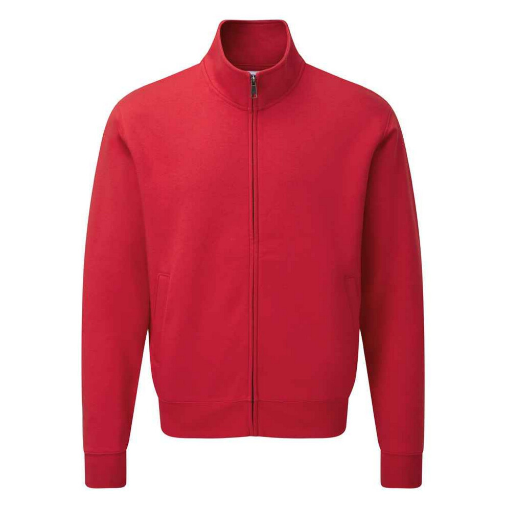 Russell (Xs, Classic ) Mens Authentic Sweat Jacket Red