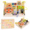 Lavagna sensoriale a LED in legno per bambini - 14 pezzi 1