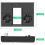 Ventilateur de Refroidissement Vertical pour Accessoires de SystèMe de Refroidissement de Support de Refroidissement Alimenté par USB  Series X, 4