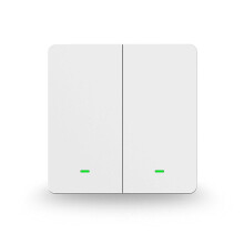 Älykäs valokytkin Wifi-seinäkytkin EU-tyyppinen ääniohjaus 2-osainen 10a 230v 2,4ghz Wifi-kaukosäädin Älykytkin toimii Alexan ja Google