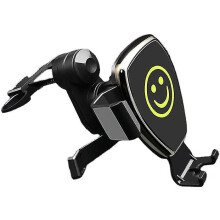 Auton painovoimainen linkitysilmaventtiilin puhelimen pidike ABS-GPS-yleistelineille iPhone X:lle