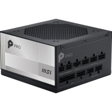 Fuente de alimentación interna Msi modular PRO A850PL PCIE5 850 W 80 PLUS Platinum Negra